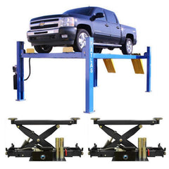 Atlas 414 Four Post Lift + RJ8 Rolling Jacks Combo