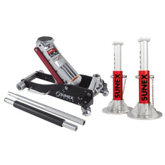 Sunex 6603ASJPK 3 Ton Aluminum Jack Stand Service Jack Pack