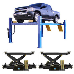Atlas 414A Four Post Alignment Lift + RJ8 Rolling Jacks Combo