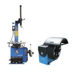 Atlas TC229 Wheel Clamp Tire Changer + WB11 Computer Wheel Balancer Combo