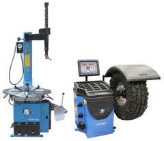 Atlas TC289 Wheel Clamp Tire Changer + WB41 Computer Wheel Balancer Combo