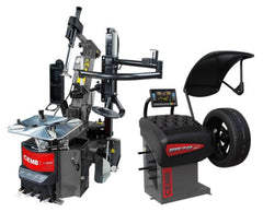 CEMB SM645HP2 Tilt Back Tire Changer + ER72TD Digital Wheel Balancer Combo