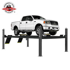 Challenger Lifts 4P14XFX Four Post Vehicle Lift Extended