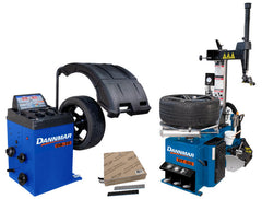 Dannmar DT-50 Tire Changer + DB-70 Wheel Balancer + Weights Combo