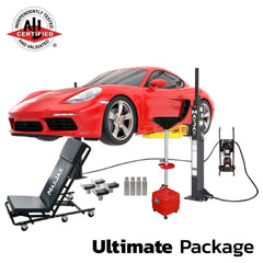MaxJax M7K ALI Certified Portable Two Post Lift Ultimate Package