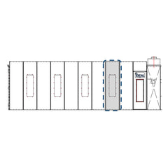 iDEAL Cross Flow Paint Spray Booth 30