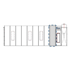 iDEAL Cross Flow Paint Spray Booth 30