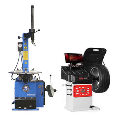 Atlas TC229 Wheel Clamp Tire Changer + PWB50 Platinum Wheel Balancer Combo