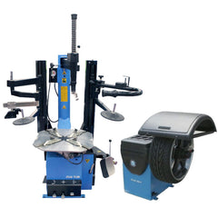 Atlas TC289DAA Wheel Clamp Tire Changer + WB11 Computer Wheel Balancer Combo