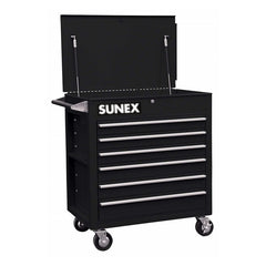 Sunex 8057BK Professional 6-Drawer Tool Cart