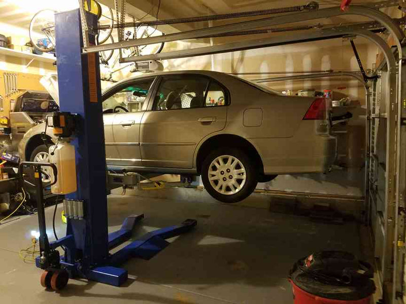 IDEAL MSC6K-LP Single Post Portable Car Lift – 132265