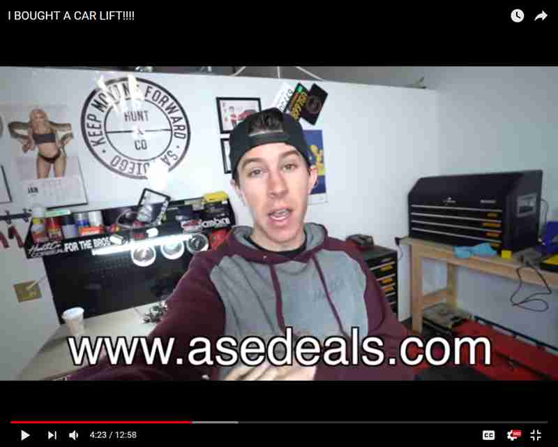 TJ Hunt 2 Post Auto Lift