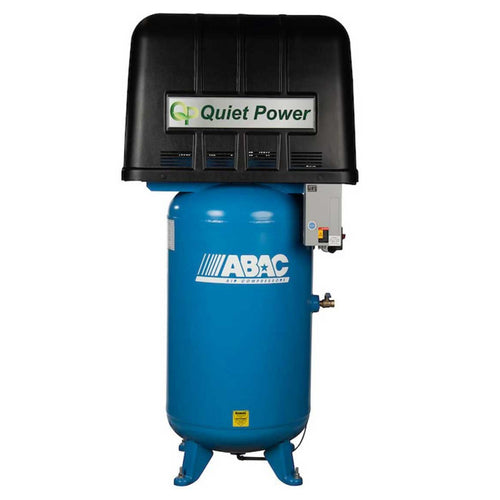 ABAC AB7-2180VQP 7.5HP 2-Stage Quiet Power Air Compressor Professional Stationary 175PSI 22.3CFM 80 Gallon Vertical