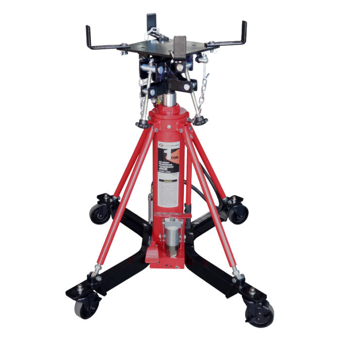 AFF 3102A Air Assist Transmission Jack 2,000 lbs. Capacity Retracted