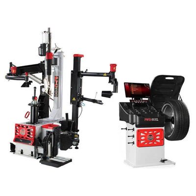 Atlas Platinum PTC500 Tire Changer + PWB90XL 3D Wheel Balancer Combo
