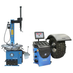 Atlas TC289 Wheel Clamp Tire Changer + WB41 Computer Wheel Balancer Combo