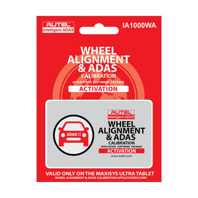 Autel IA1000 Wheel Alignment & ADAS Upgrade Card