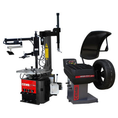 CEMB SM825EVOPA Swing-Arm Tire Changer + ER71 Digital Wheel Balancer Combo