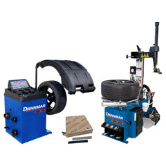 Dannmar DT-50 Tire Changer + DB-70 Wheel Balancer + Weights Combo