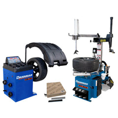 Dannmar DT-50A Tire Changer + DB-70 Wheel Balancer + Weights Combo