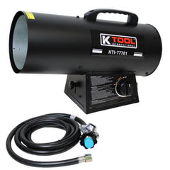 K Tool KTI77781 40-60,000 BTU Forced Air Propane Heater