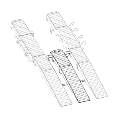 MAHLE CAD-FL3 3rd Wheel Ramp For Fork Lift Adapter
