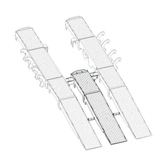 MAHLE CAD-FL3 3rd Wheel Ramp For Fork Lift Adapter