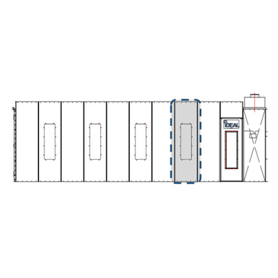 iDEAL Cross Flow Paint Spray Booth 30