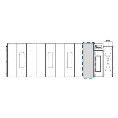 iDEAL Cross Flow Paint Spray Booth 30