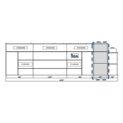 iDEAL Semi and Side Downdraft Paint Booth 48