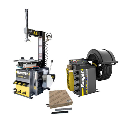 Ranger R745 Tire Changer + DST2420X Wheel Balancer + Weights Combo