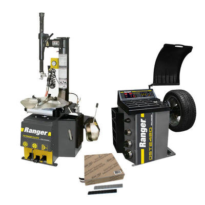 Ranger R980XR Tire Changer + DST2420 Wheel Balancer + Weights Combo