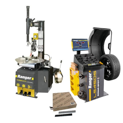 Ranger R980XR Tire Changer + LS45DS Wheel Balancer + Weights Combo